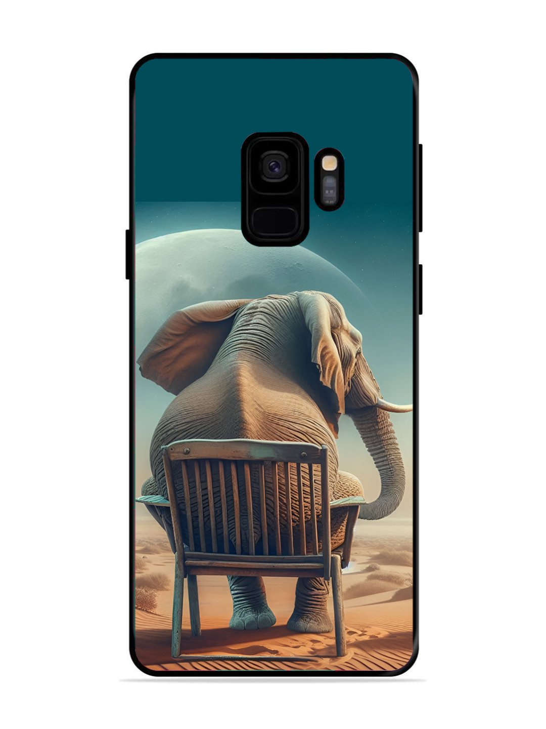 SAMSUNG GALAXY S9 Baby Elephant om chair