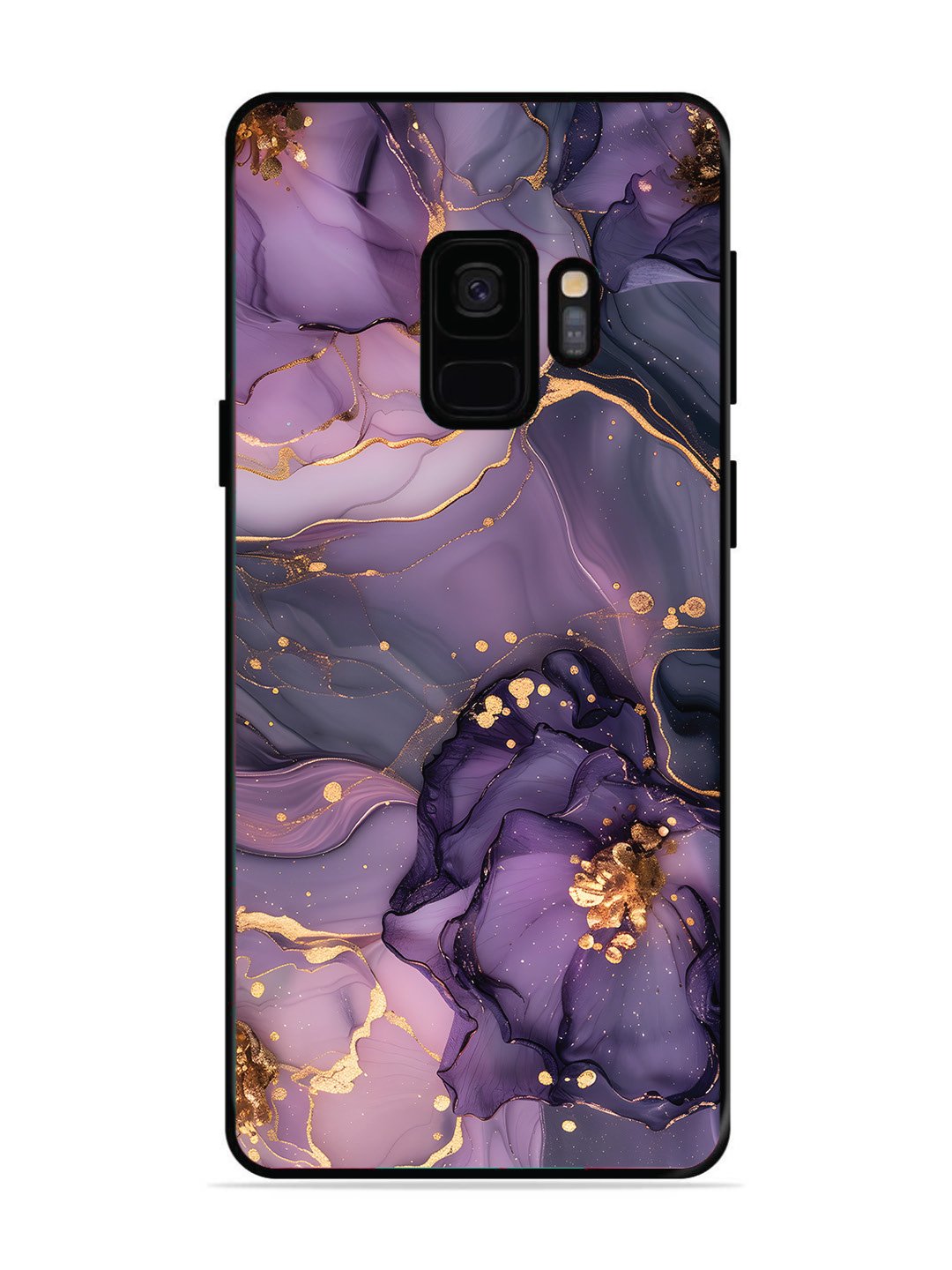 SAMSUNG GALAXY S9 Royal Orchid Theme Marble