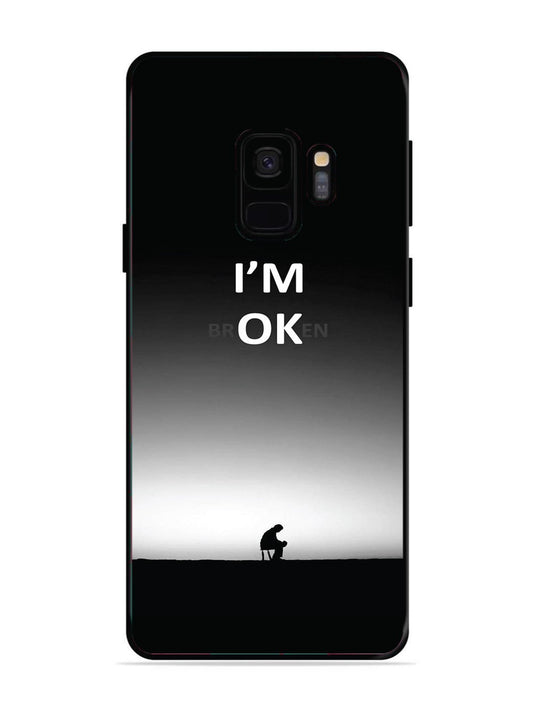 SAMSUNG GALAXY S9 I'm Broken A man on Chair Alone