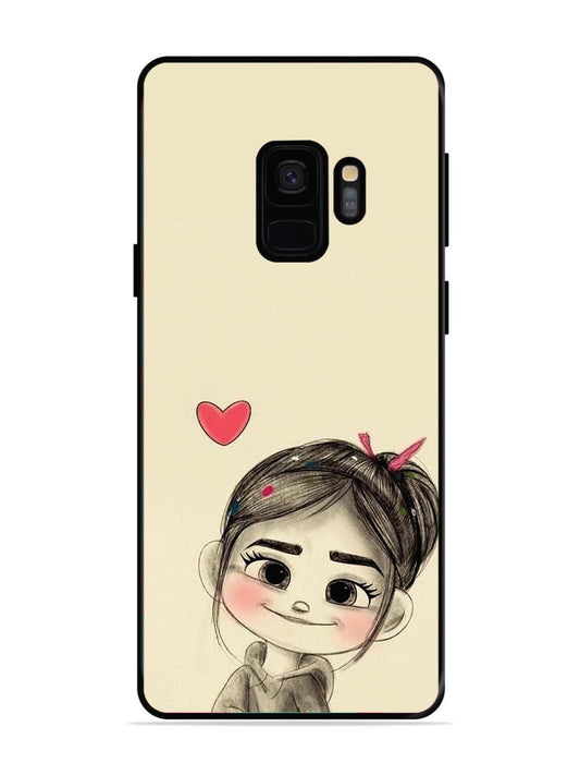 SAMSUNG GALAXY S9 Cute Girl Looking at You