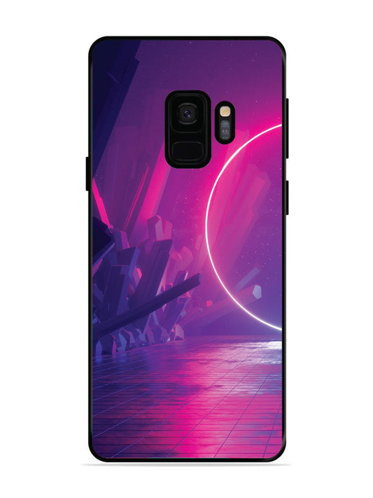 SAMSUNG GALAXY S9 abstract with Neon Light