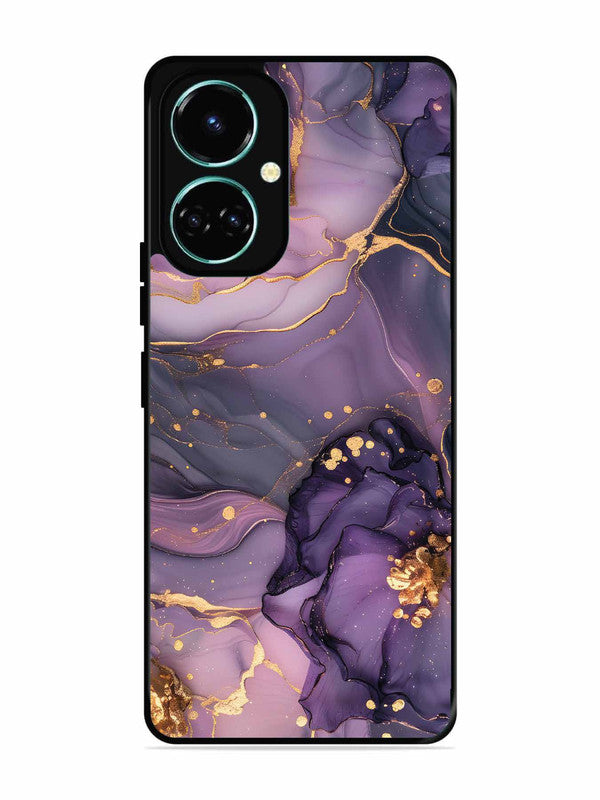 Tecno camon 19 Royal Orchid Theme Marble