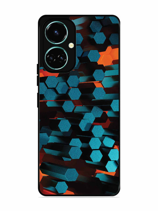 Tecno camon 19 Hexagon 3D Abstract