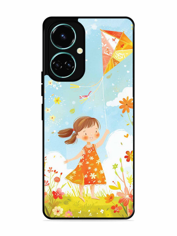 Tecno camon 19 Little Girl Kite Flying