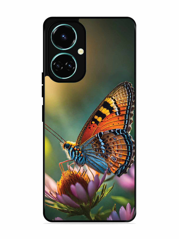 Tecno camon 19 Golden Hour Monarch Butterfly