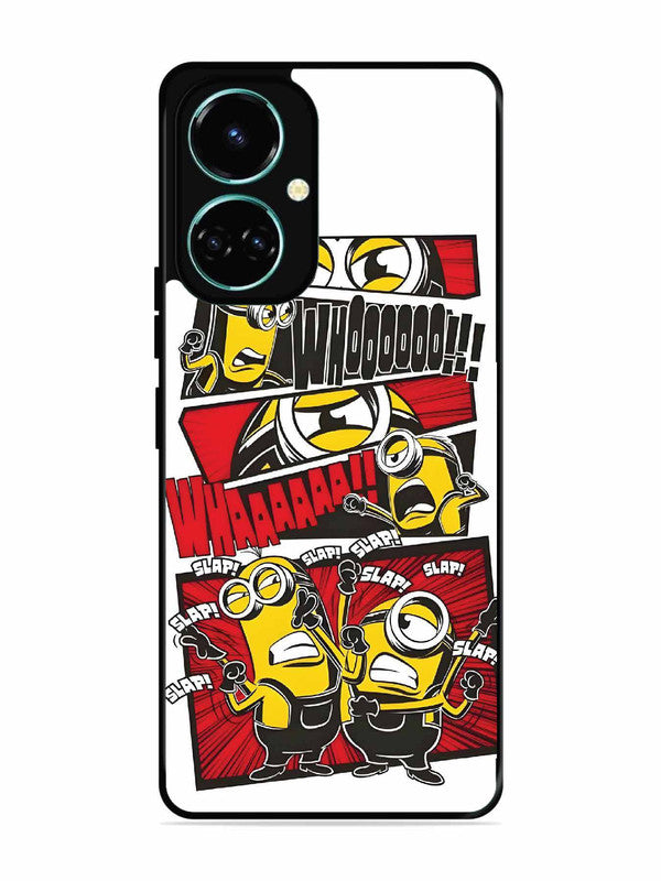 Tecno camon 19 Minions Comic Panel Action