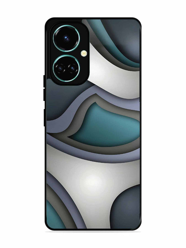 Tecno camon 19 Slate Blue Gradient Wave