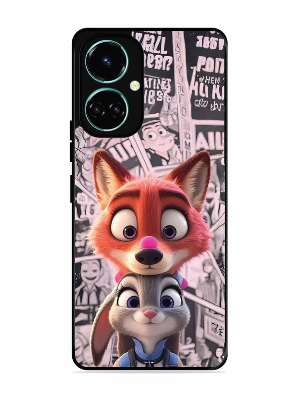 Tecno camon 19 Cute Nick wilde and judy hopps 2