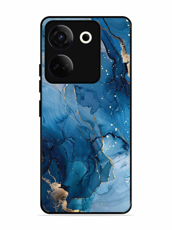 Tecno camon 20 Oceanic Pattern with Golden Sprinkles