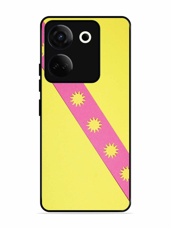 Tecno camon 20 Pick Strip on Yellow Colour