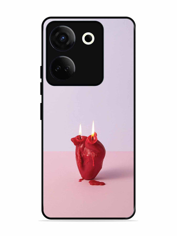 Tecno camon 20 A Lighted Heart Candle