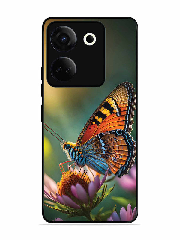 Tecno camon 20 Golden Hour Monarch Butterfly