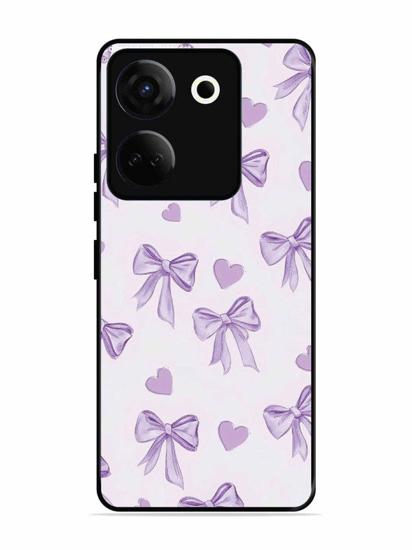 Tecno camon 20 Bow Tie, Purple Hair Band