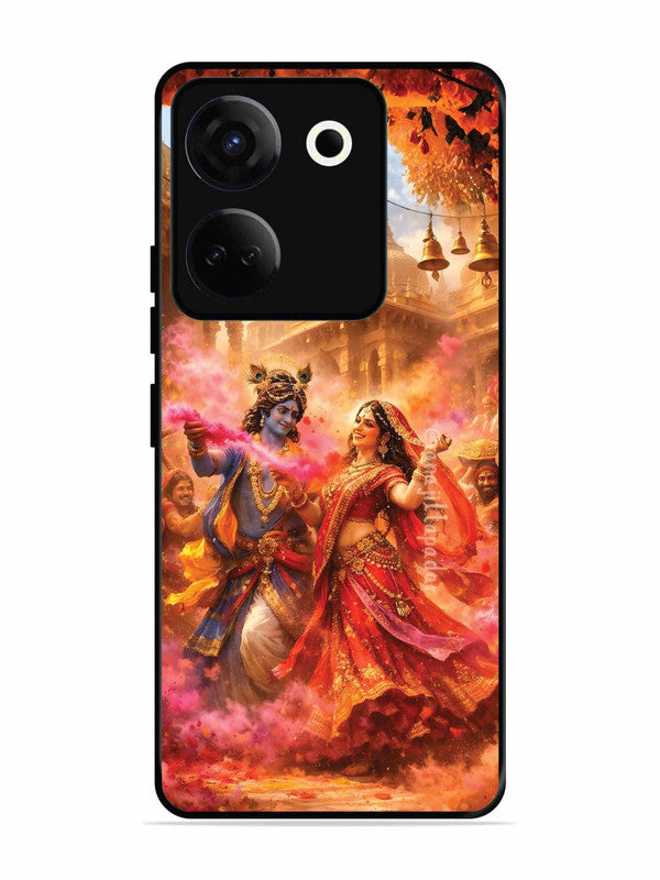 Tecno camon 20 Radha Krishna Playing Holi