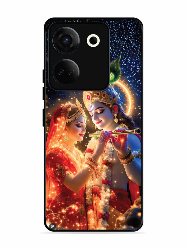 Tecno camon 20 Radha Krishna posing with flute