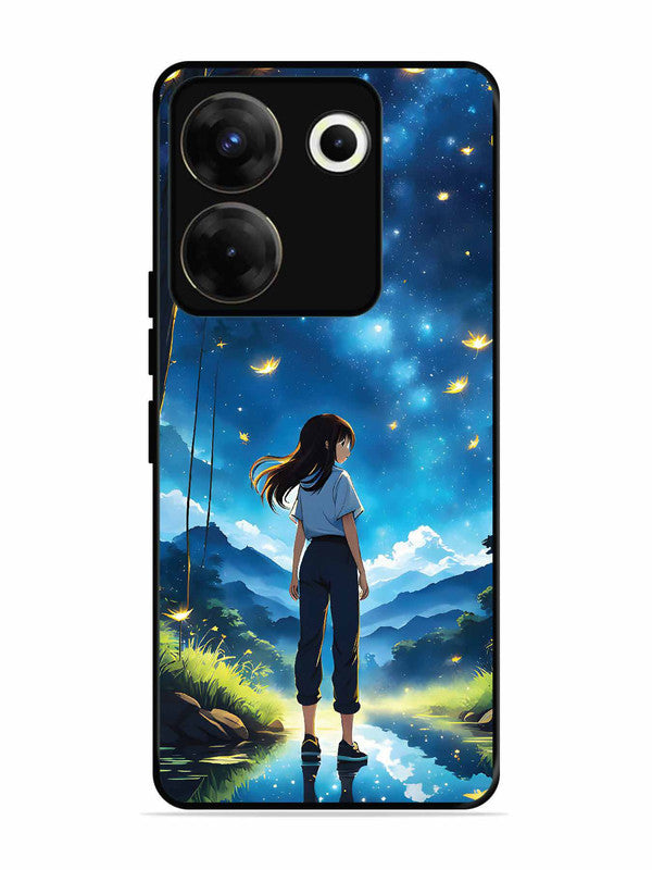 Tecno camon 20 Pro Girl In Beautiful Forest