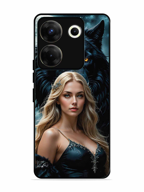Tecno camon 20 Pro Wolf & Girl
