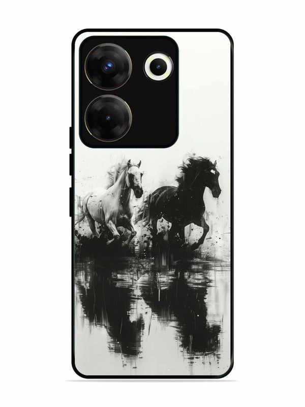 Tecno camon 20 Pro Black & White Horse
