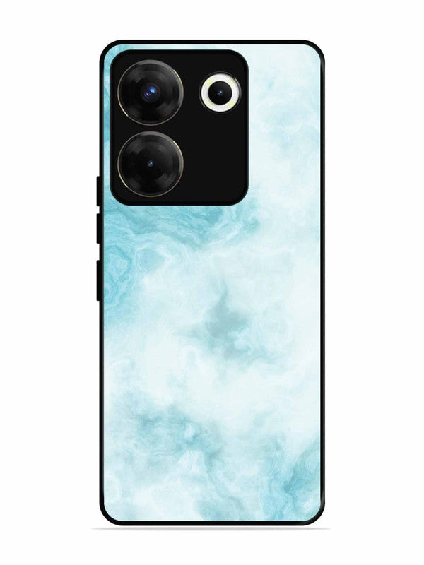 Tecno camon 20 Pro Light Blue with White Ocean Marble