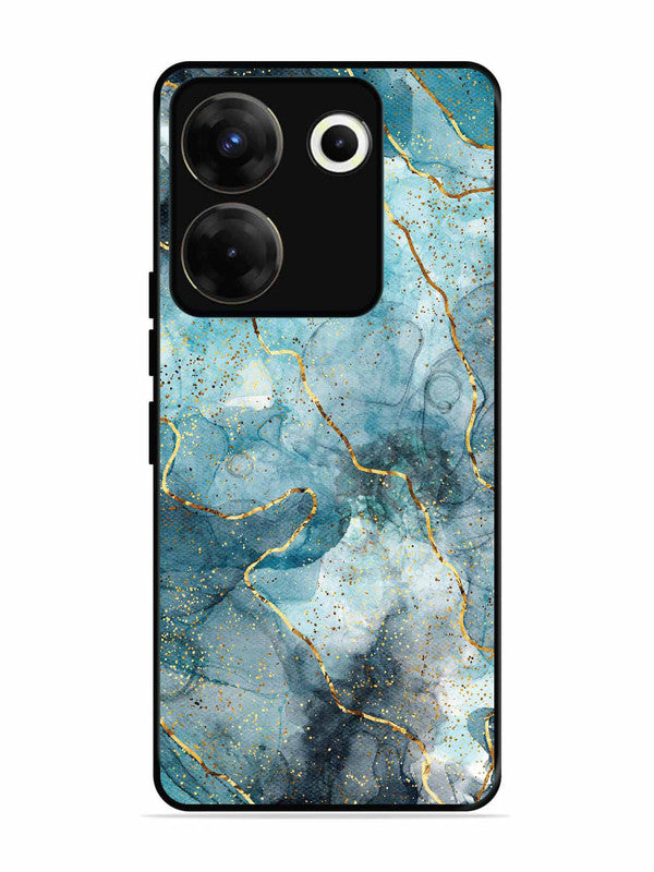Tecno camon 20 Pro Oceanic Golden Strip Marble