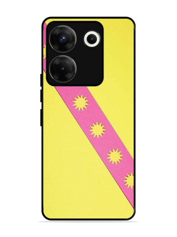 Tecno camon 20 Pro Pick Strip on Yellow Colour