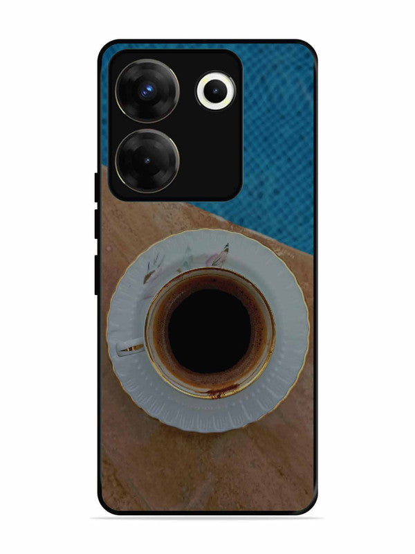 Tecno camon 20 Pro Black Tea Cup Saucer