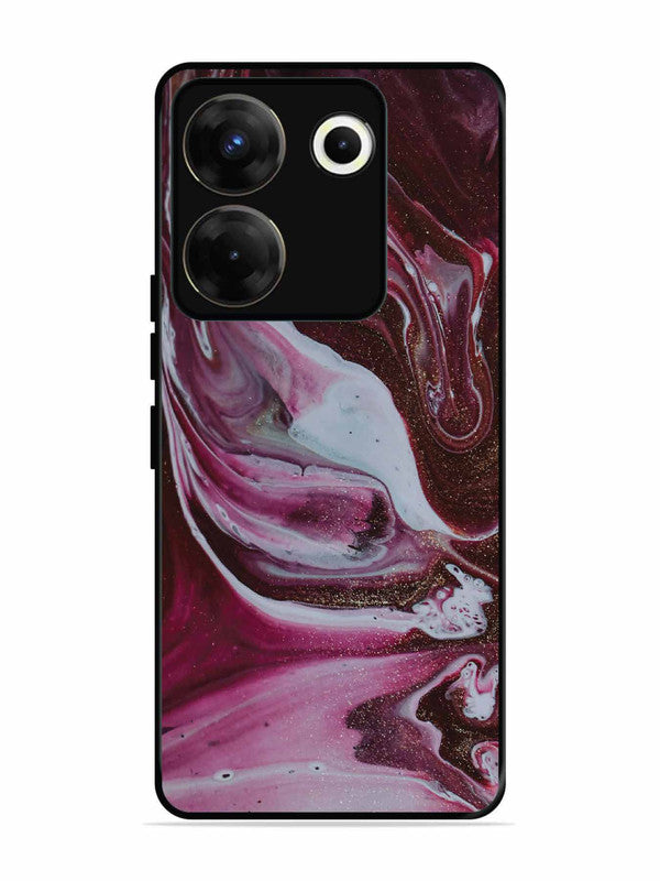 Tecno camon 20 Pro Pink And Golden Marble