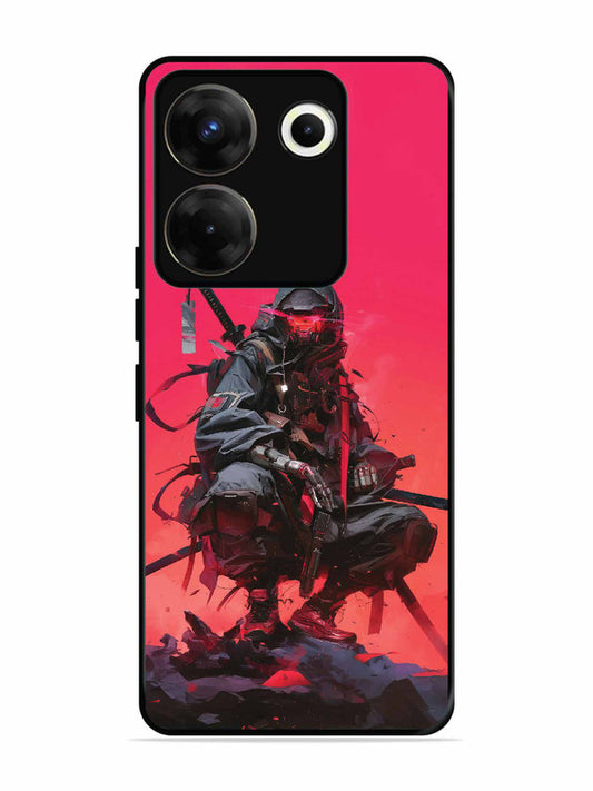 Tecno camon 20 Pro Cyberpunk Ninja Katana