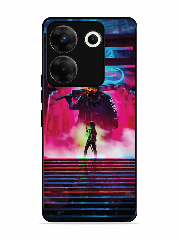 Tecno camon 20 Pro Cyberpunk Yokai Monster