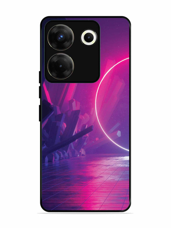 Tecno camon 20 Pro abstract with Neon Light