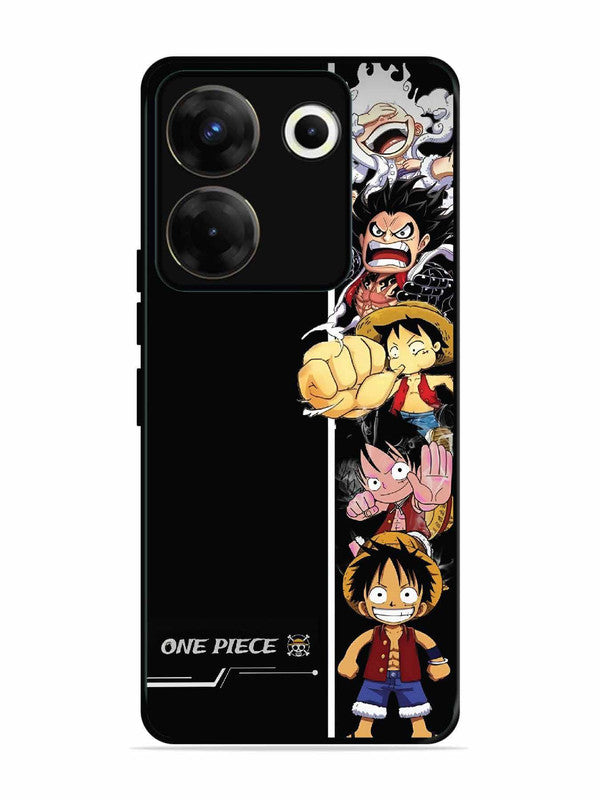 Tecno camon 20 Pro Luffy Evolution Gear 5 Anime Art