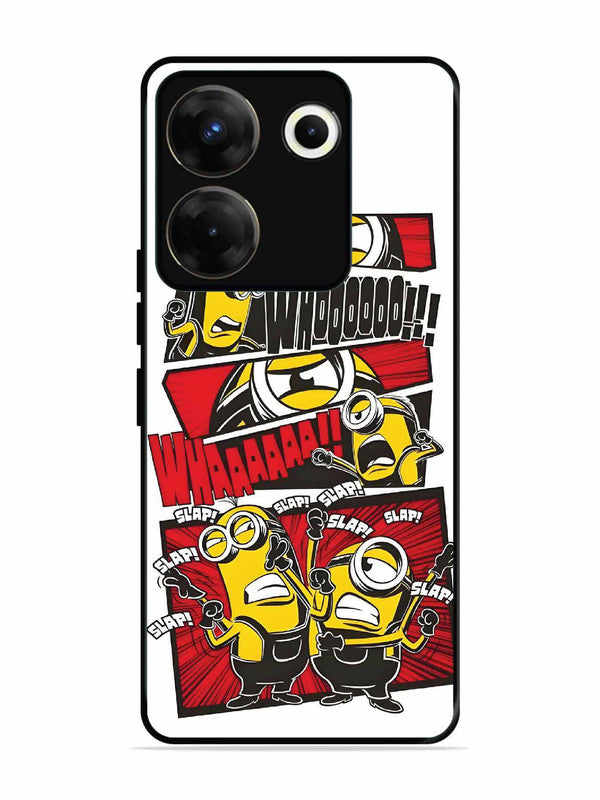 Tecno camon 20 Pro Minions Comic Panel Action