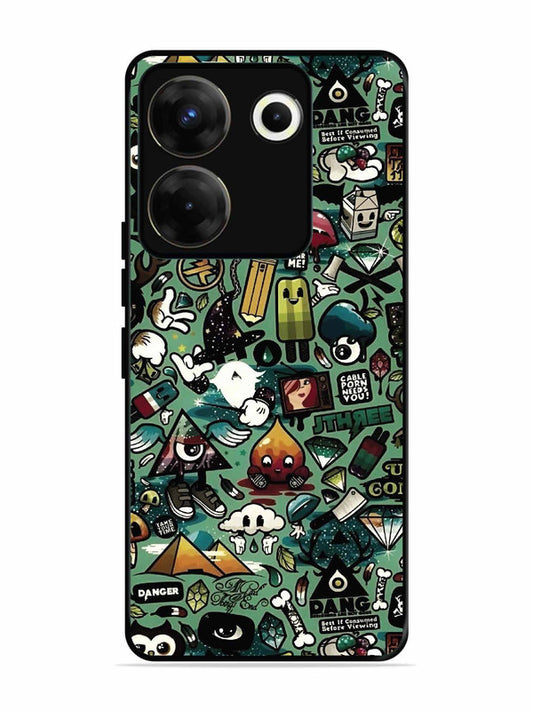 Tecno camon 20 Pro Pop Art Doodle Graffiti Collage