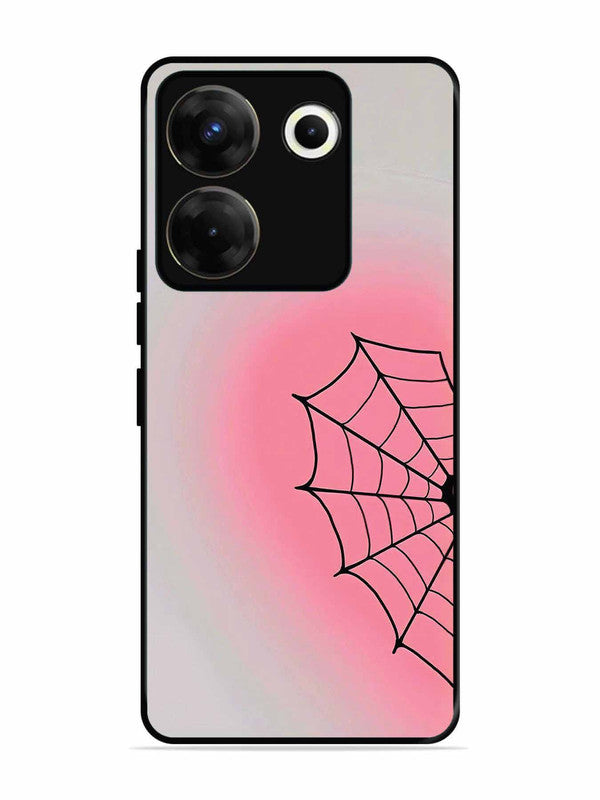 Tecno camon 20 Pro Spider Web Heart for Girl