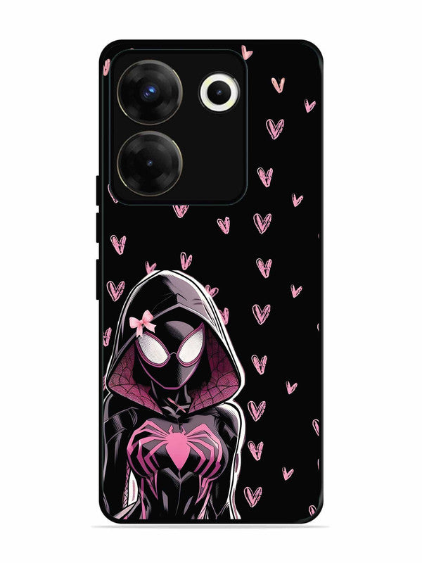 Tecno camon 20 Pro Spidergirl with hearts