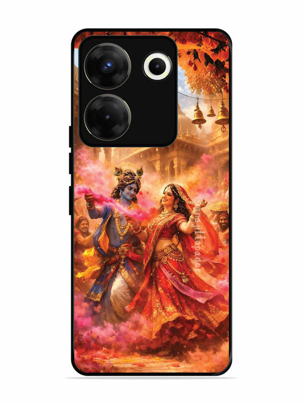 Tecno camon 20 Pro Radha Krishna Playing Holi