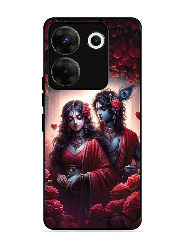 Tecno camon 20 Pro Couples in Red theme like Radha Krishna