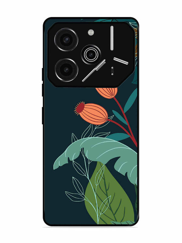 Tecno Pova 6 Pro 5G Plant Illustration