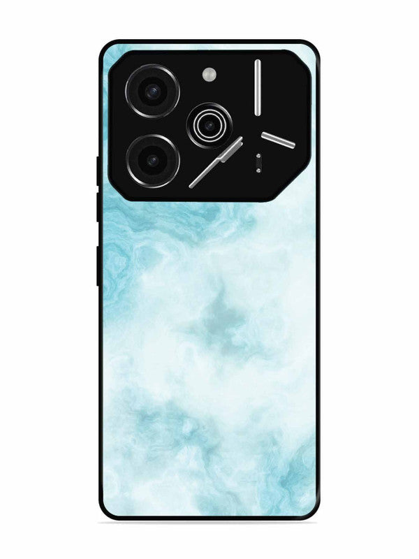Tecno Pova 6 Pro 5G Light Blue with White Ocean Marble
