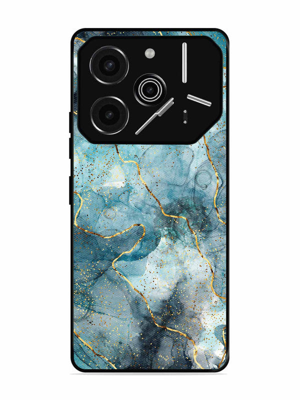 Tecno Pova 6 Pro 5G Oceanic Golden Strip Marble