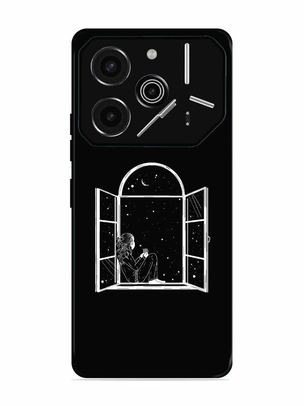 Tecno Pova 6 Pro 5G Little Girl on Window