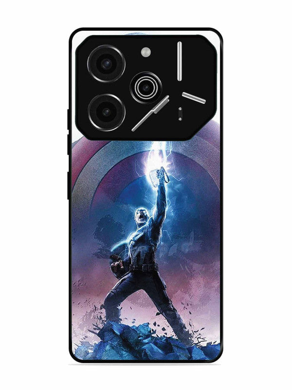 Tecno Pova 6 Pro 5G captain america thor hammer lightning