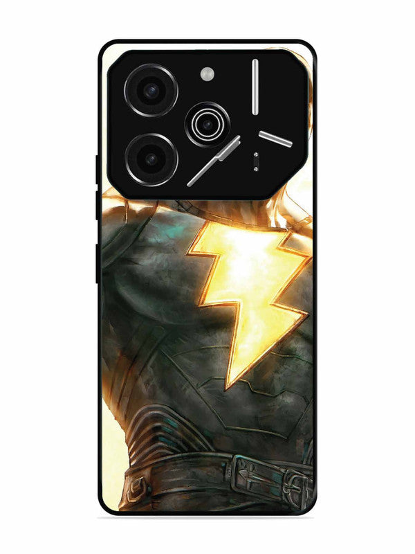 Tecno Pova 6 Pro 5G black Adam Close look