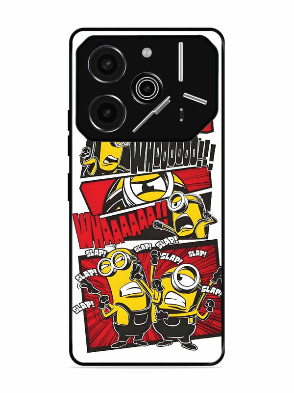Tecno Pova 6 Pro 5G Minions Comic Panel Action