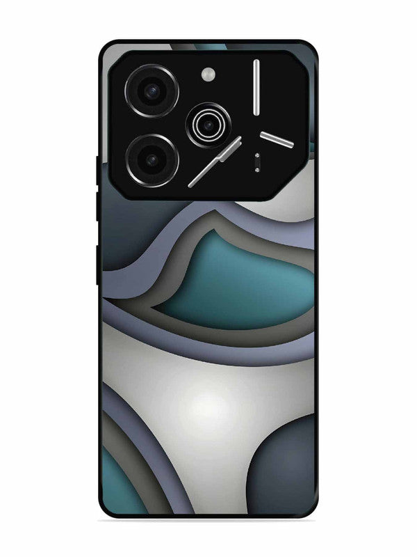 Tecno Pova 6 Pro 5G Slate Blue Gradient Wave