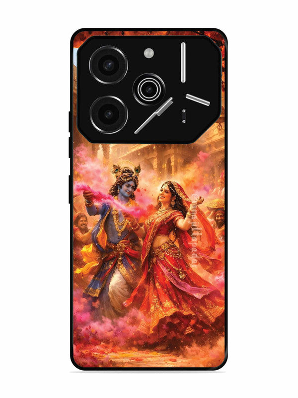Tecno Pova 6 Pro 5G Radha Krishna Playing Holi