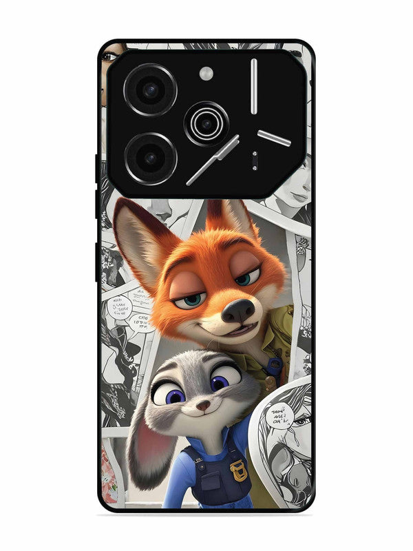 Tecno Pova 6 Pro 5G Cute Nick wilde and judy hopps