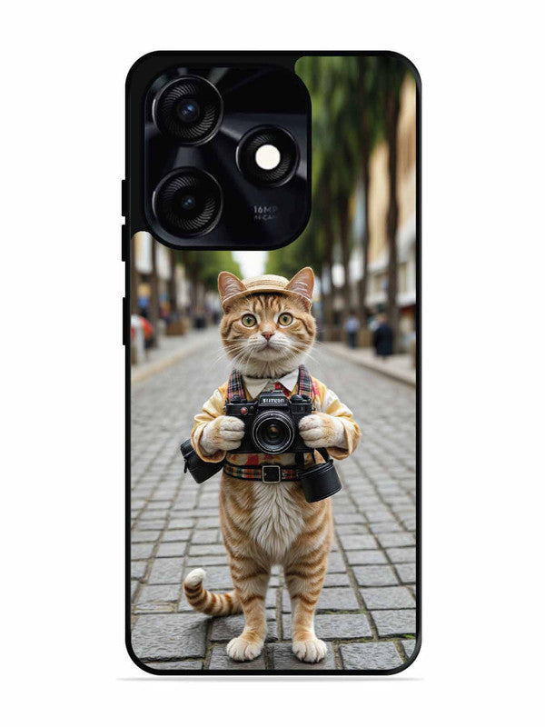Tecno Spark 10C Cat as Cameraman
