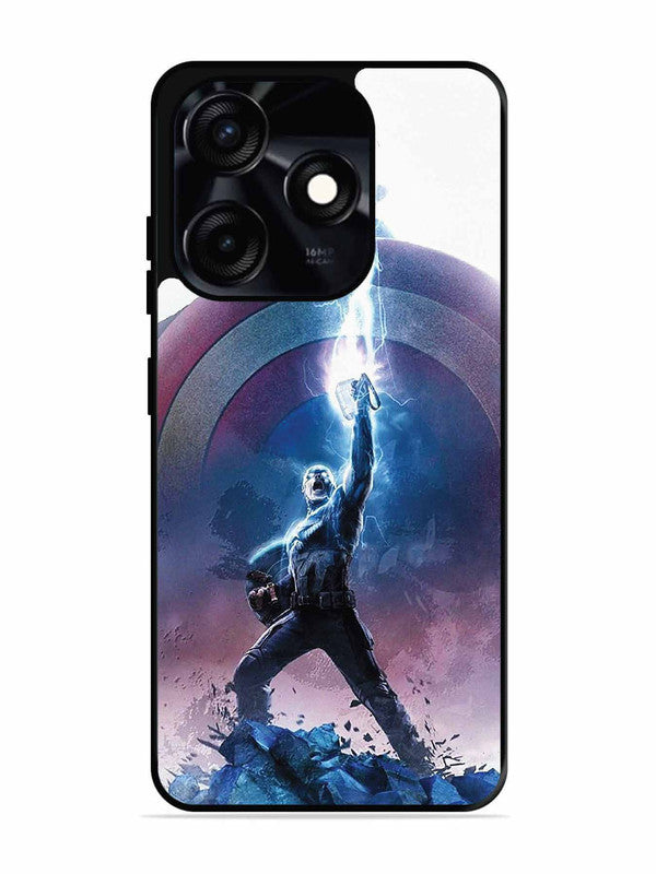 Tecno Spark 10C captain america thor hammer lightning