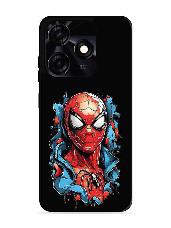 Tecno Spark 10C Spider man street art style